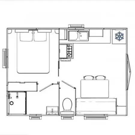 3 Etoiles - Piscine - Eehfhg مكان تخييم